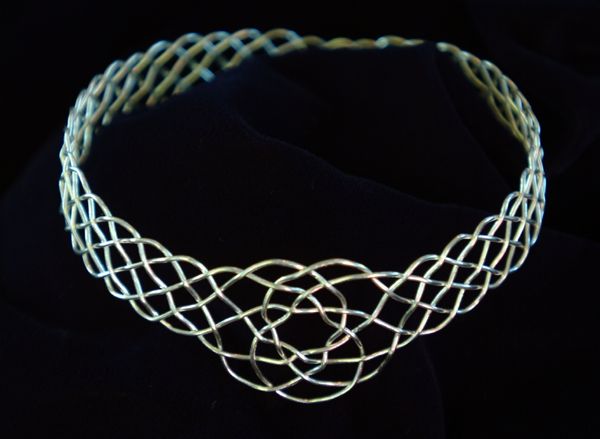 Composite -- Turk's-head and Prolong bracelet circlet.