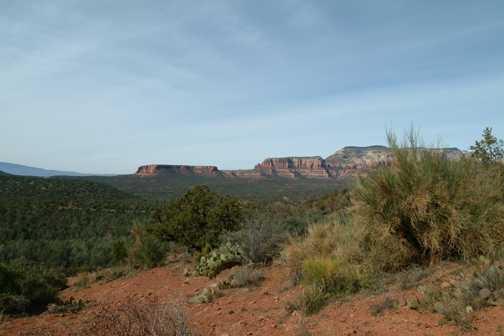 Rock formations near Sedona, AZ.